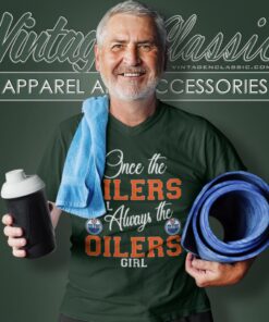 Always The Edmonton Oilers Girl V Neck TShirt