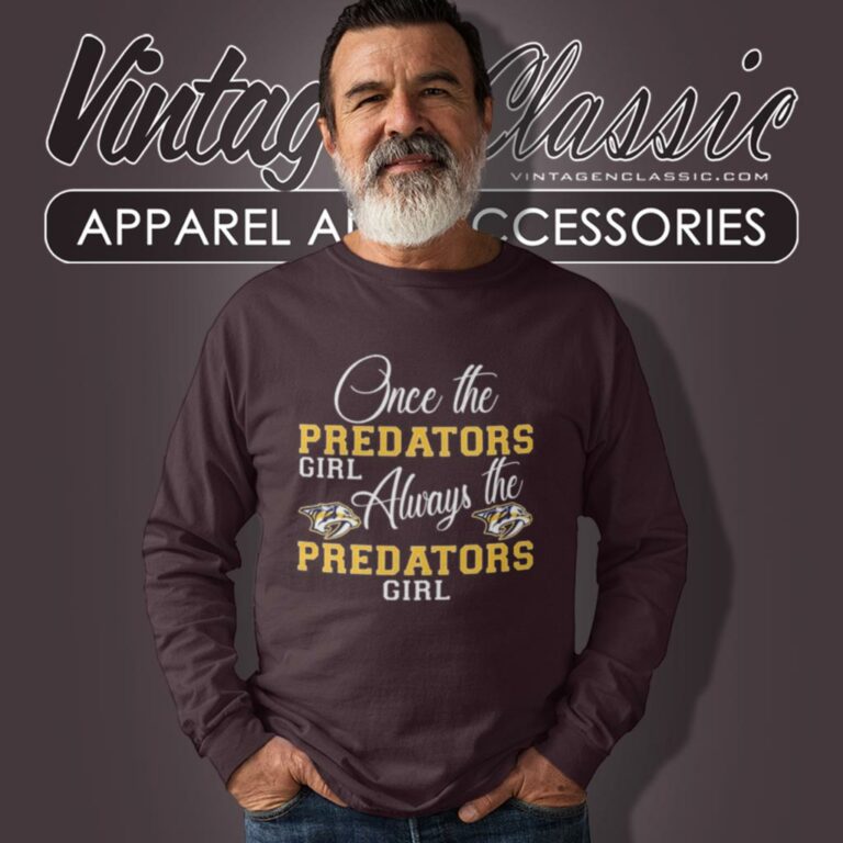 Always The Nashville Predators Girl Long Sleeve Tee Always The Nashville Predators Girl Long Sleeve Tee