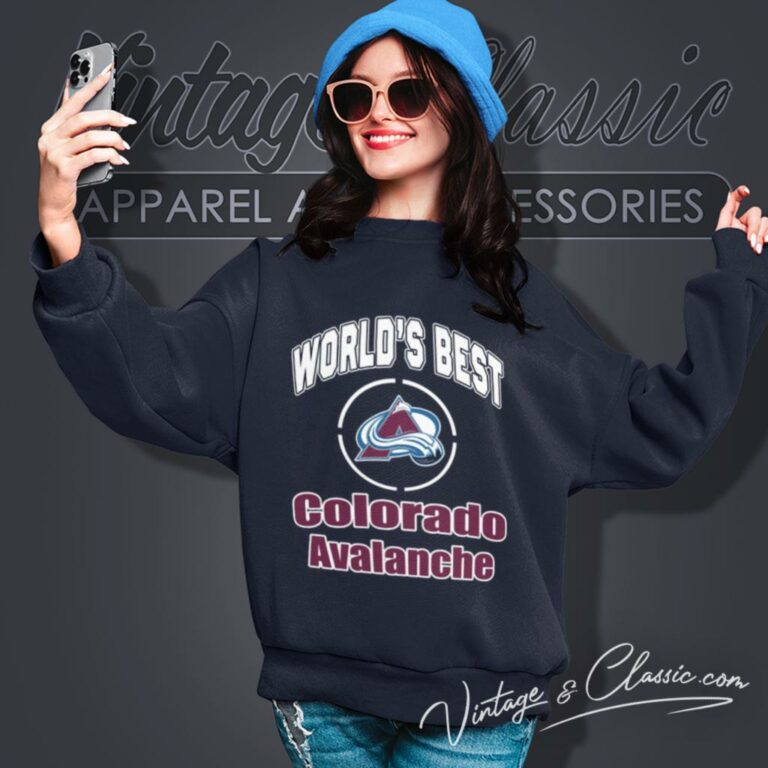 Amazing Worlds Best Dad Colorado Avalanche Sweatshirt Amazing Worlds Best Dad Colorado Avalanche Sweatshirt