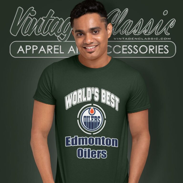 Amazing Worlds Best Dad Edmonton Oilers T Shirt Amazing Worlds Best Dad Edmonton Oilers T Shirt