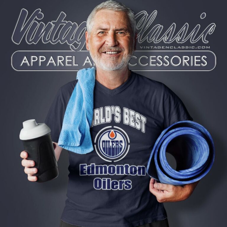 Amazing Worlds Best Dad Edmonton Oilers V Neck TShirt Amazing Worlds Best Dad Edmonton Oilers V Neck TShirt