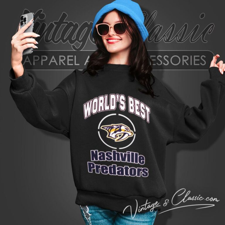 Amazing Worlds Best Dad Nashville Predators Sweatshirt Amazing Worlds Best Dad Nashville Predators Sweatshirt