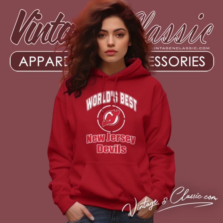 Amazing Worlds Best Dad New Jersey Devils Hoodie Amazing Worlds Best Dad New Jersey Devils Hoodie