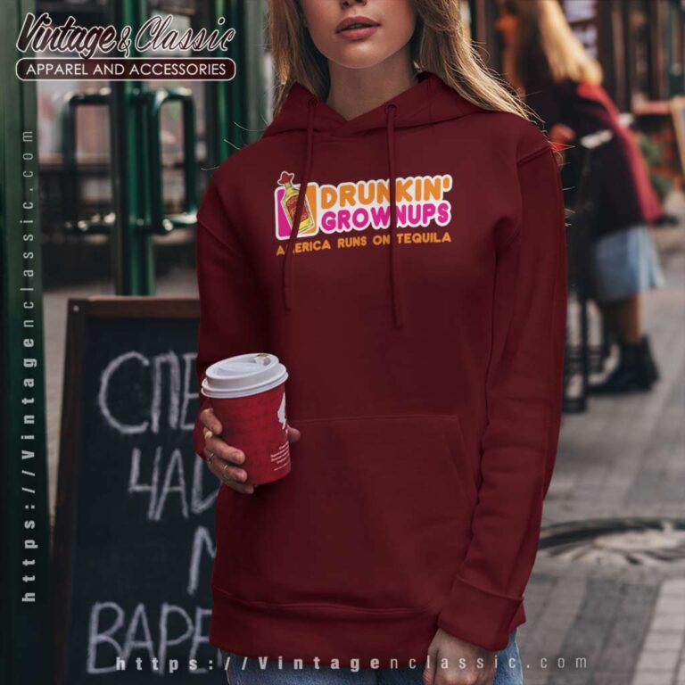 America Runs On Tequila Hoodie America Runs On Tequila Hoodie