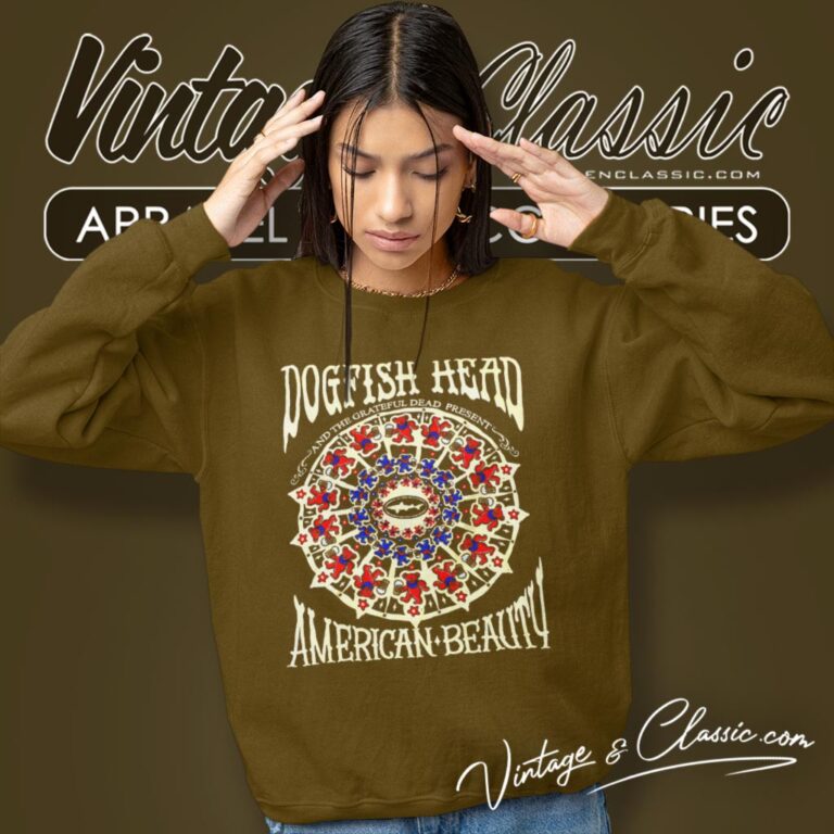American Beauty Beer Shirt Dogfish Head And The Grateful Dead Present Sweatshirt American Beauty Beer Shirt Dogfish Head And The Grateful Dead Present Sweatshirt