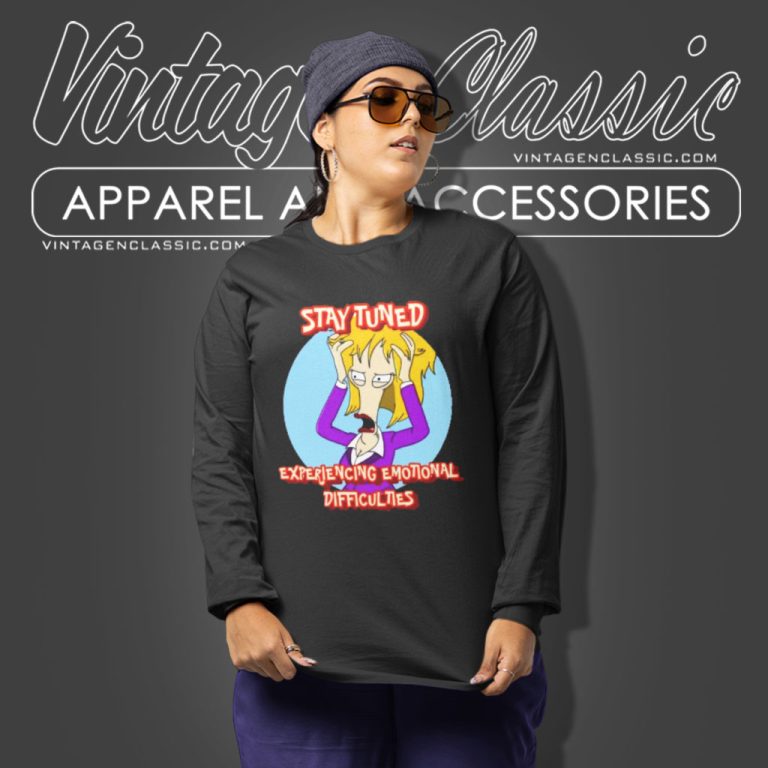 American Dad Shirt Experiencing Emotional Difficulties Long Sleeve Tee American Dad Shirt Experiencing Emotional Difficulties Long Sleeve Tee