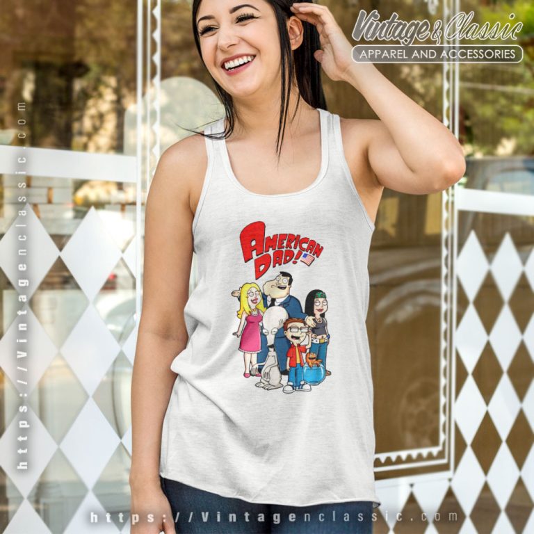 American Dad Shirt Main Characters Tank Top Racerback American Dad Shirt Main Characters Tank Top Racerback