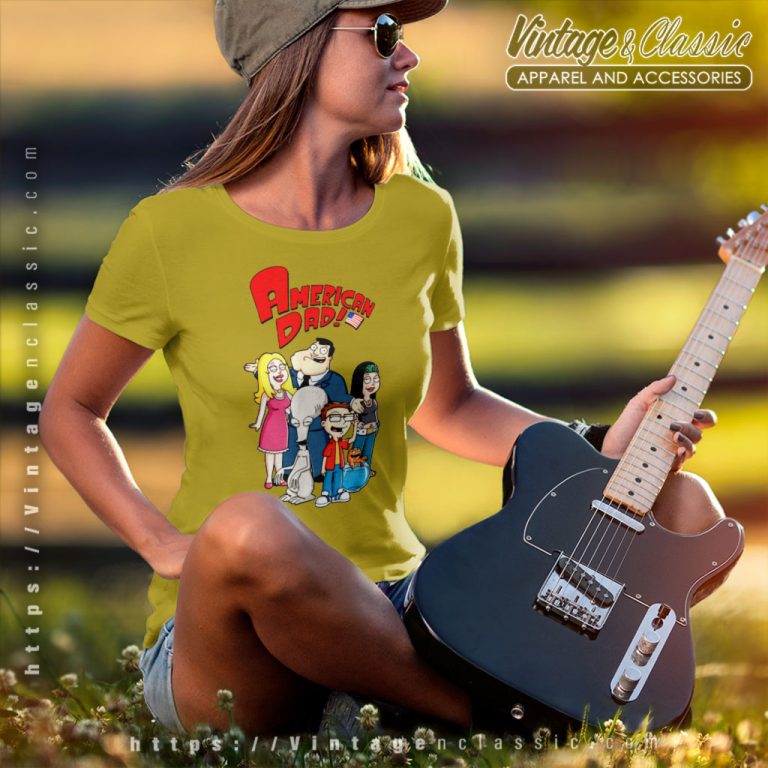American Dad Shirt Main Characters Women T Shirt American Dad Shirt Main Characters Women T Shirt
