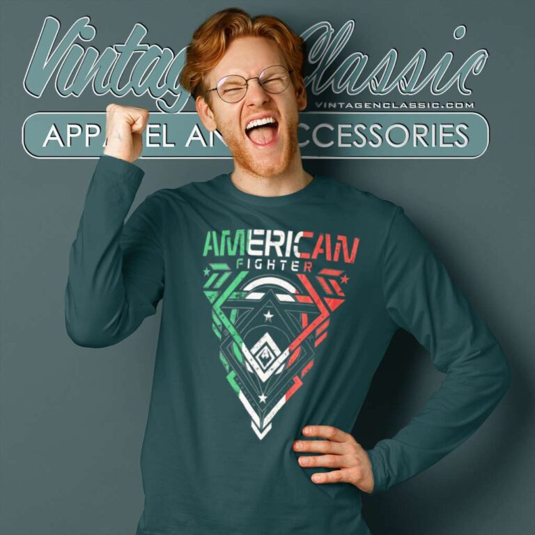 American Fighter Firefighter Gift Long Sleeve Tee American Fighter Firefighter Gift Long Sleeve Tee