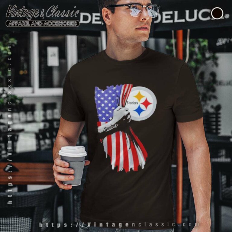 American Flag Pittsburgh Steelers T Shirt American Flag Pittsburgh Steelers T Shirt