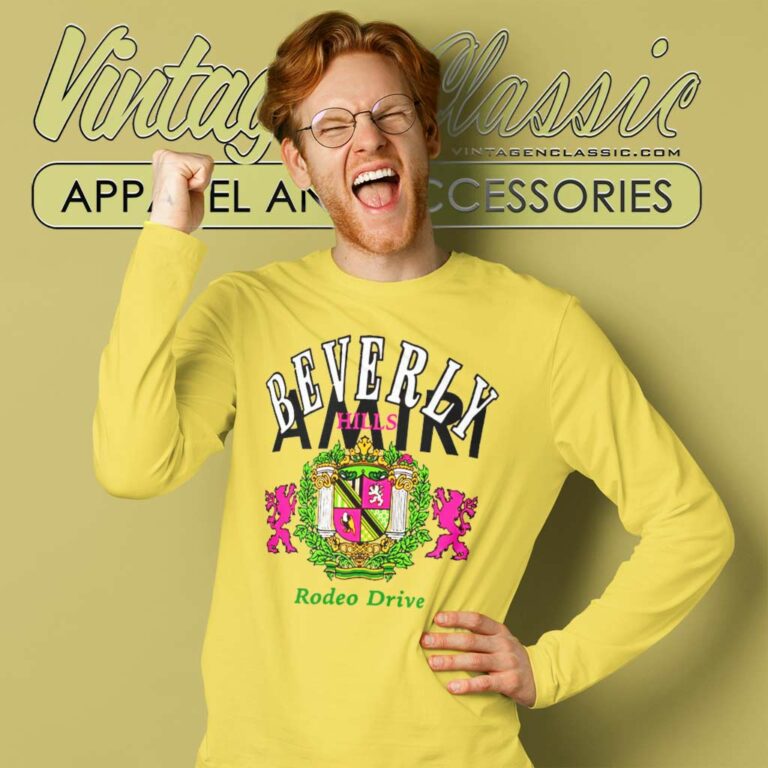 Amiri Beverly Hills Long Sleeve Tee Amiri Beverly Hills Long Sleeve Tee