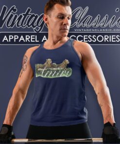 Amiri Cheetah Logo Tank Top Racerback