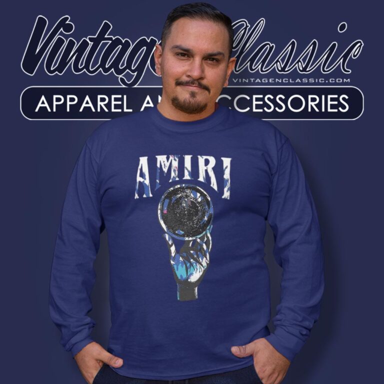 Amiri Crystal Ball Logo Long Sleeve Tee Amiri Crystal Ball Logo Long Sleeve Tee