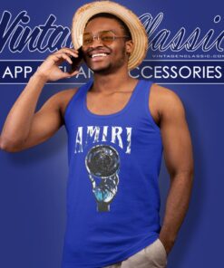 Amiri Crystal Ball Logo Tank Top Racerback