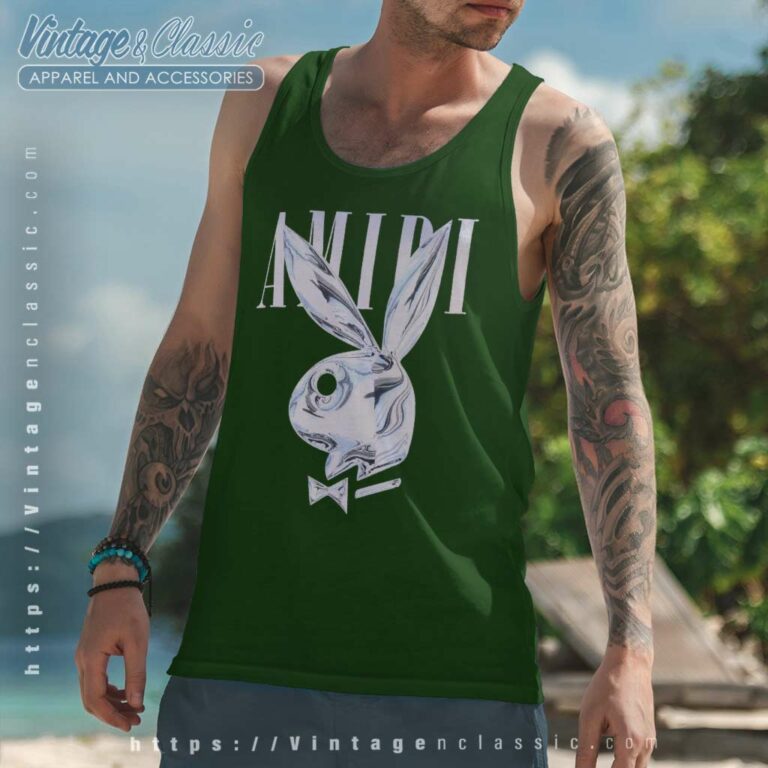 Amiri Playboy Tank Top Racerback Amiri Playboy Tank Top Racerback