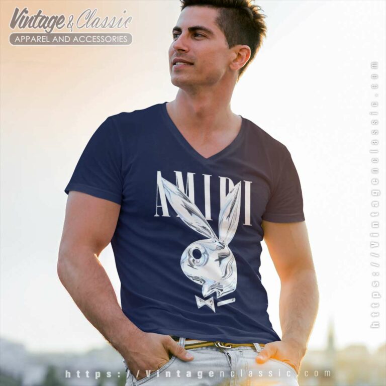Amiri Playboy V Neck TShirt Amiri Playboy V Neck TShirt