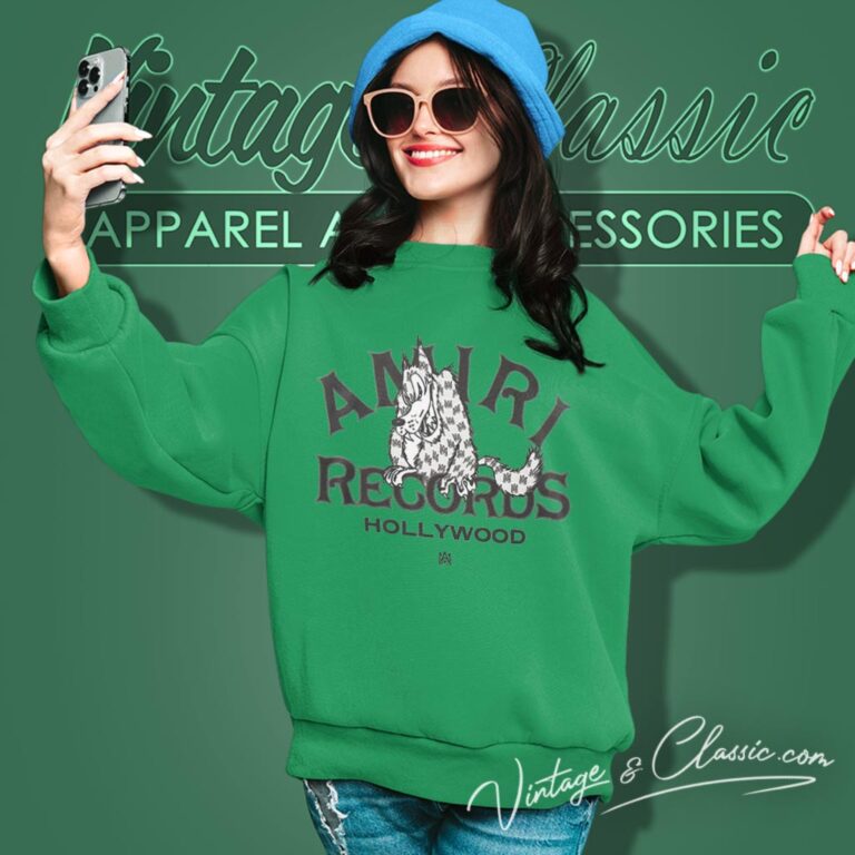 Amiri Record Wolf Sweatshirt Amiri Record Wolf Sweatshirt