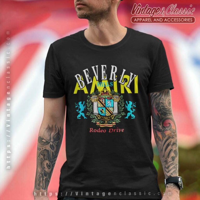 Amiri Shirt Beverly Hills Rodeo Drive Graphic T Shirt Amiri Shirt Beverly Hills Rodeo Drive Graphic T Shirt