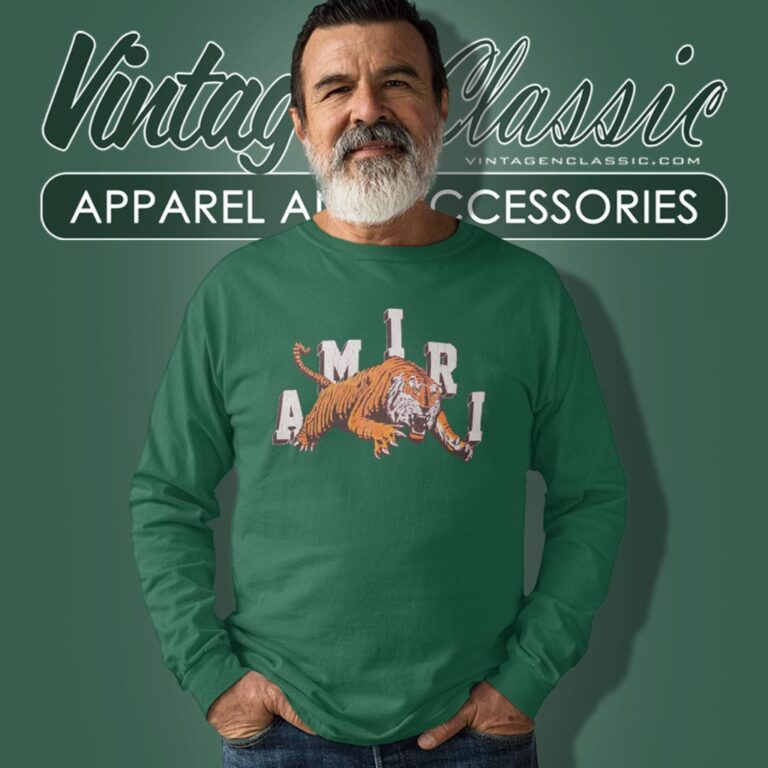 Amiri Vintage Tiger Long Sleeve Tee Amiri Vintage Tiger Long Sleeve Tee