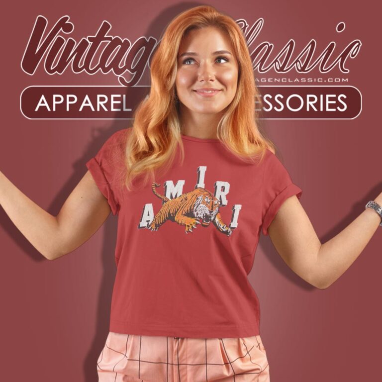 Amiri Vintage Tiger Women T Shirt Amiri Vintage Tiger Women T Shirt