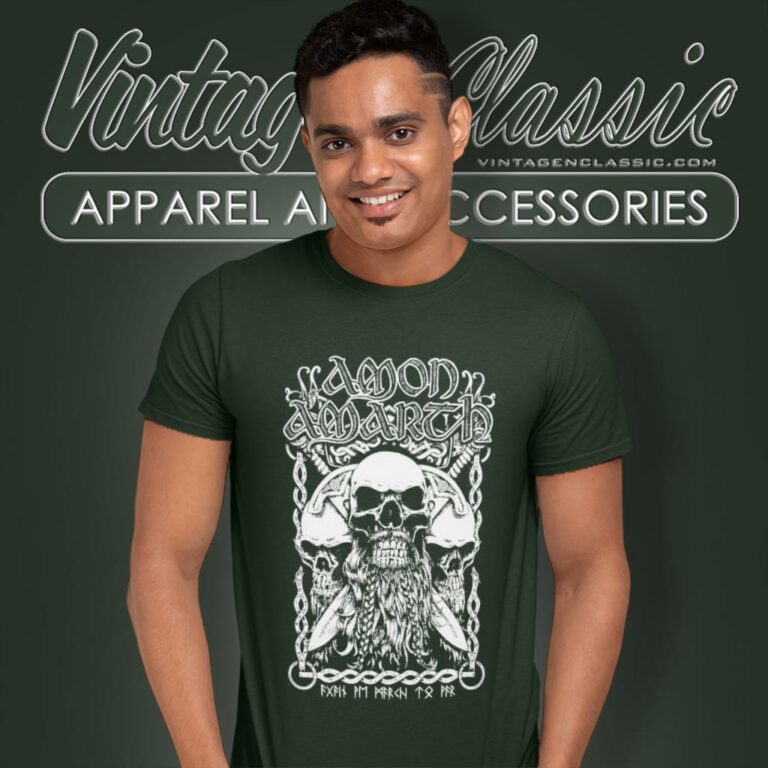 Amon Amarth Bearded Skull T Shirt Amon Amarth Bearded Skull T Shirt