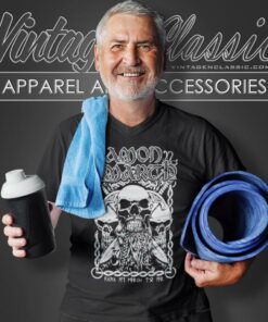 Amon Amarth Bearded Skull V Neck TShirt