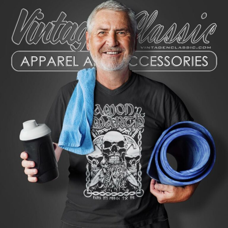 Amon Amarth Bearded Skull V Neck TShirt Amon Amarth Bearded Skull V Neck TShirt