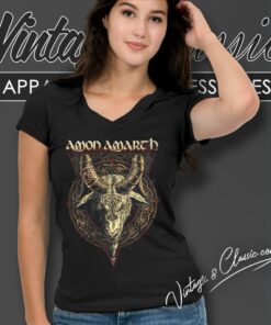 Amon Amarth Heidrun V Neck TShirt
