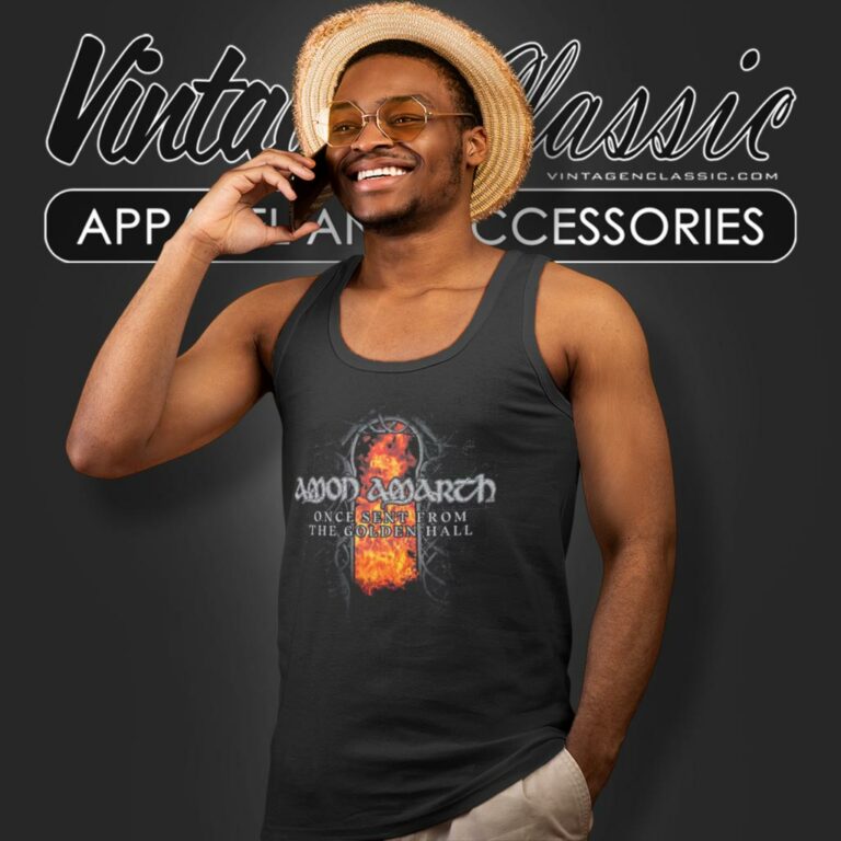 Amon Amarth Once Sent Tank Top Racerback Amon Amarth Once Sent Tank Top Racerback