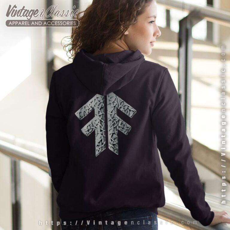Amon Amarth Ornament Runes Backside Hoodie Amon Amarth Ornament Runes Backside Hoodie