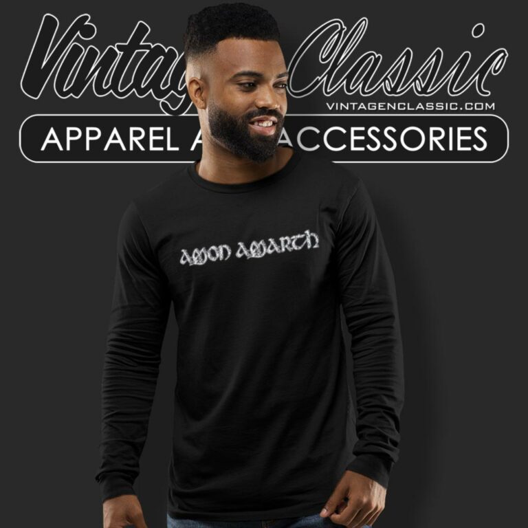 Amon Amarth Ornament Runes Long Sleeve Tee Amon Amarth Ornament Runes Long Sleeve Tee