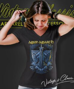 Amon Amarth Row V Neck TShirt