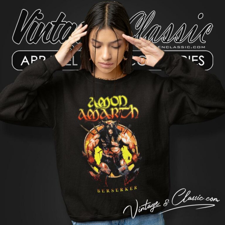 Amon Amarth Shirt Berserker Album Art Sweatshirt Amon Amarth Shirt Berserker Album Art Sweatshirt
