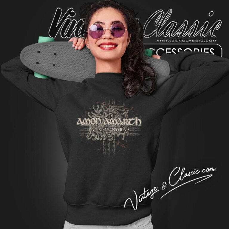 Amon Amarth Shirt Fate Of Norns Sweatshirt Amon Amarth Shirt Fate Of Norns Sweatshirt