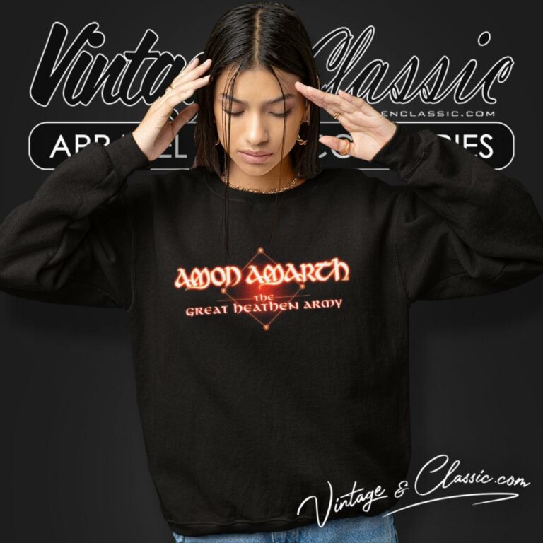 Amon Amarth Shirt Great Heathen Army Sweatshirt Amon Amarth Shirt Great Heathen Army Sweatshirt
