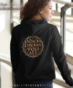 Amon Amarth Shirt Oden Owns You All Backside Hoodie