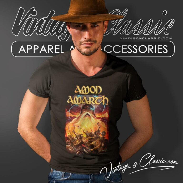 Amon Amarth Shirt Oden Owns You All V Neck TShirt Amon Amarth Shirt Oden Owns You All V Neck TShirt