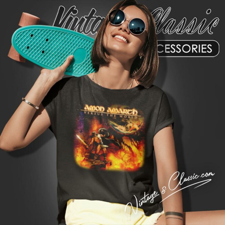 Amon Amarth Shirt Versus The World Women T Shirt Amon Amarth Shirt Versus The World Women T Shirt