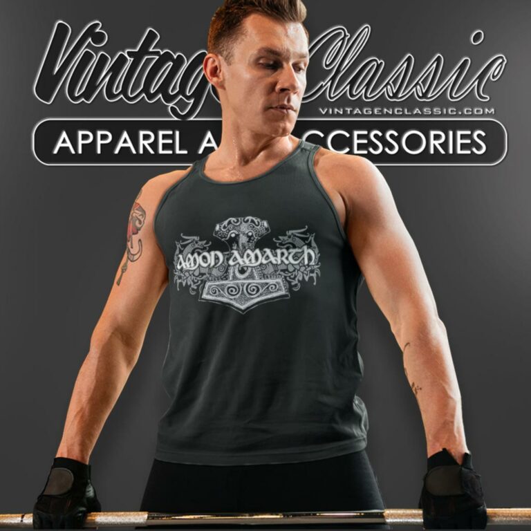 Amon Amarth Viking Horse Tank Top Racerback Amon Amarth Viking Horse Tank Top Racerback