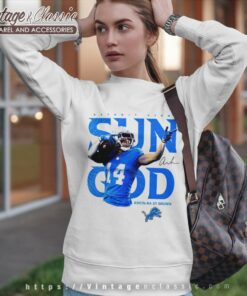 Amon Ra St Brown Sun God Shirt Detroit Lionsfootball Player Signature 6 Amon Ra St Brown Sun God Shirt Detroit Lionsfootball Player Signature Sweatshirt