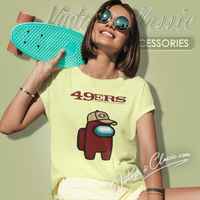 Among Us San Francisco 49ers Women T Shirt Among Us San Francisco 49ers Women T Shirt