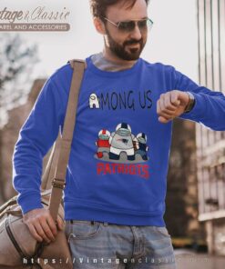 Among Us Team New England Patriots Nfl Sweatshirt