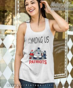 Among Us Team New England Patriots Nfl Tank Top Racerback
