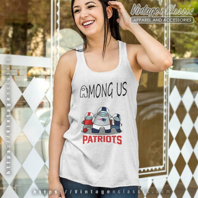 Among Us Team New England Patriots Nfl Tank Top Racerback Among Us Team New England Patriots Nfl Tank Top Racerback