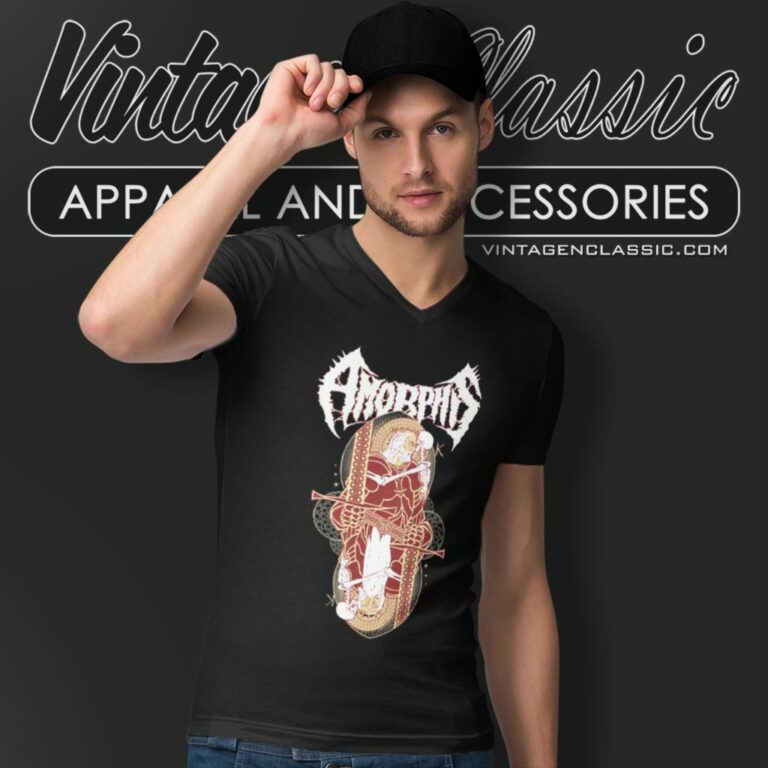 Amorphis Kings Revel V Neck TShirt Amorphis Kings Revel V Neck TShirt