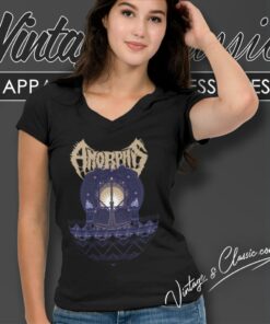 Amorphis Old Logo V Neck TShirt