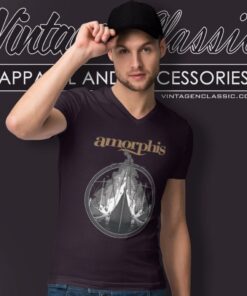Amorphis Pyres Ship V Neck TShirt