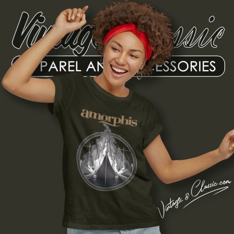 Amorphis Pyres Ship Women T Shirt Amorphis Pyres Ship Women T Shirt