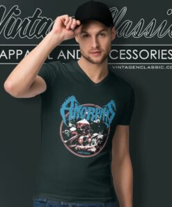Amorphis Retro Established V Neck TShirt