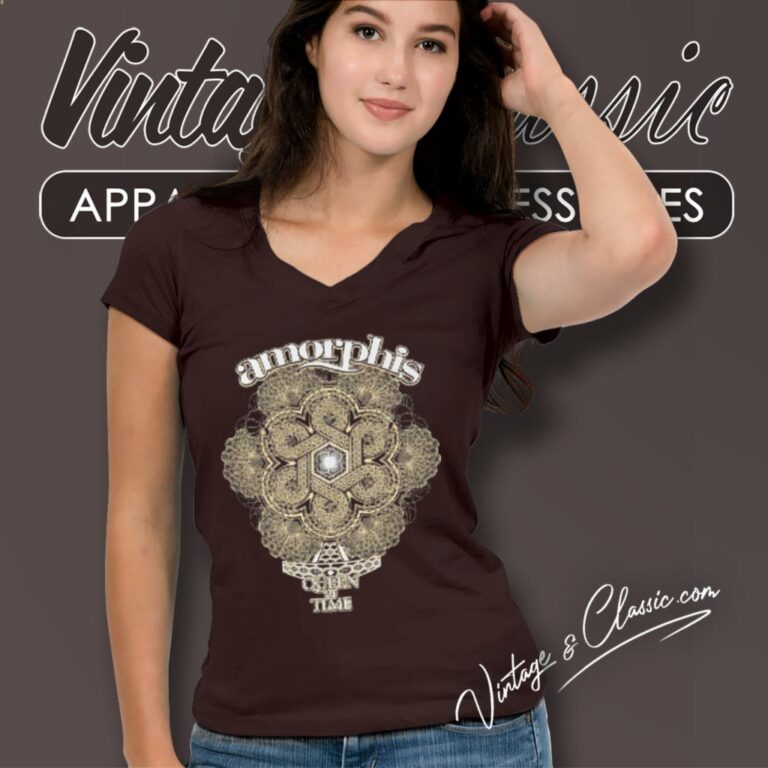 Amorphis Rotonde Date V Neck TShirt Amorphis Rotonde Date V Neck TShirt